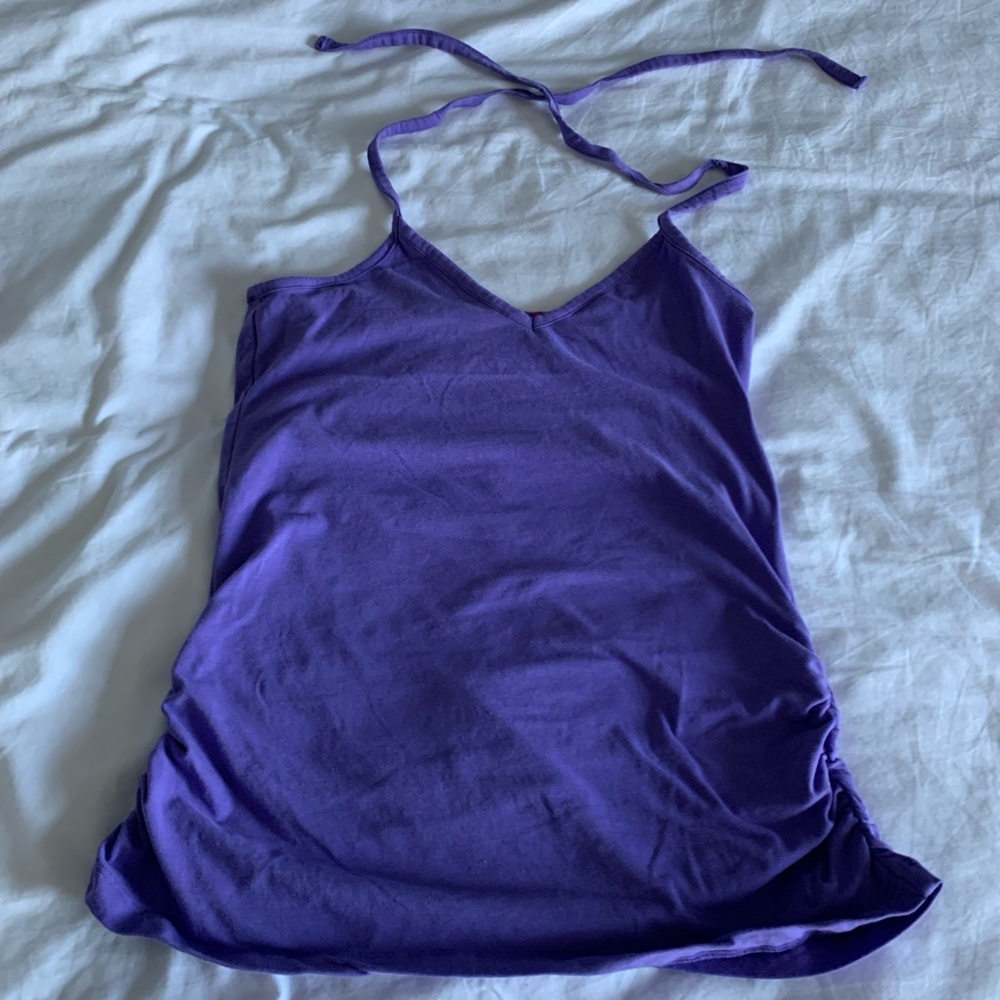 Purple Garage halter top